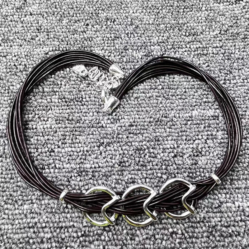 UNOde50 Charm Knot Necklace - Electroplated 925 Silver