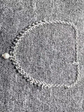 UNOde50 Silver Pearl Pendant Necklace Jewelry