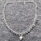 UNOde50 Silver Pearl Pendant Necklace Jewelry Gift