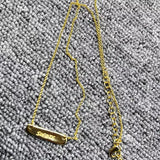 UNOde50 14K 925 Silver Love Lucky Necklace Holiday Jewelry