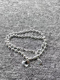Heart Pendant Necklace 925 Silver Plated