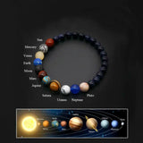 Universe Solar System Bracelet Natural Stone Bracelets Gift
