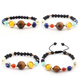 Universe Solar System Bracelet Stone Planets Eight Bracelet Gift