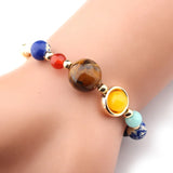 Universe Solar System Bracelet Stone Planets Eight Bracelet Gift