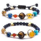 Universe Solar System Bracelet Stone Planets Eight Bracelet Gift