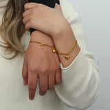 Stainless Steel Magnet Heart Lock Key Chain Couple Bracelets