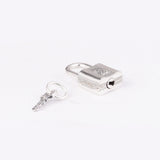 925 Silver Padlock & Key Dangle Charm Beads Europe DIY Bracelet S925 Jewelry