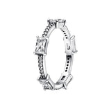 S925 Pure Silver Eternal Star Ring Series Women's Jewelry