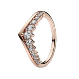 S925 Pure Silver Eternal Star Ring Series Women's Jewelry