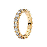 S925 Pure Silver Eternal Star Ring Series Women's Jewelry