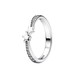 S925 Pure Silver Eternal Star Ring Series Women's Jewelry