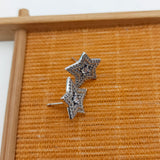 Winter Jewelry Christmas Gift Celestial Star Stud Earrings