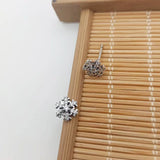 Snowflake Stud Earrings - Winter Jewelry Christmas Gift