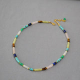 Winter Stone Necklace Collar All-match Jewelry For Men Women