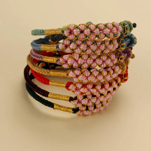Winter Adjustable Chinese Hand-woven Bracelet Retro Hand-knitted