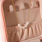18K Plated Pearl Necklace for Women Jewelry