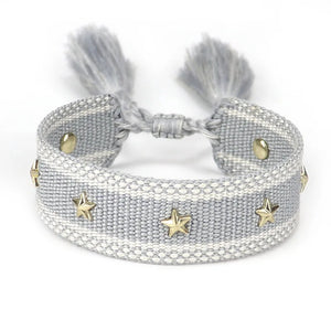Vintage Braided Tassel Bracelets for Women
