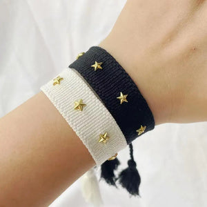 Vintage Braided Tassel Bracelets for Women