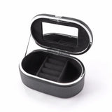 Cross Border Pu Jewelry Storage Box Portable Earrings Small Jewelry Box
