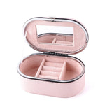 Cross Border Pu Jewelry Storage Box Portable Earrings Small Jewelry Box