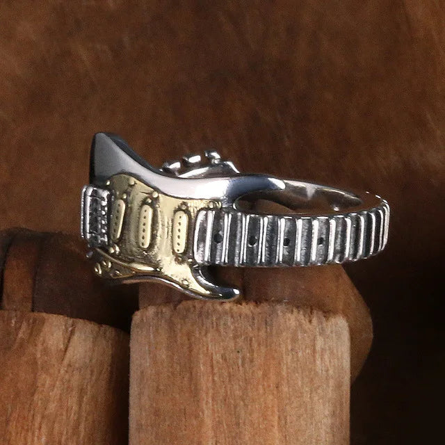 Electric Guitar Rock Punk Necklace Vintage Hip-Hop Pendant