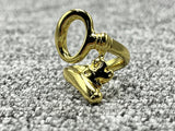 925 Silver Bead Ring - Female Six Cascading