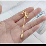 Men's Stainless Steel Brooch, Personalized and Logo, High-End Party Wedding