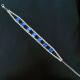 Crystal Charm Bracelet for Women Elegant Rhinestone Wrist Jewelry