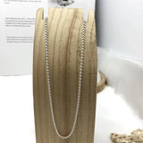 925 Sterling Silver Collarbone Chain Sweater Necklace Jewelry