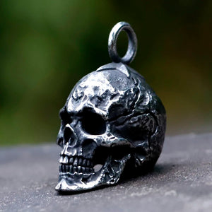 316L Stainless Steel Goat Skull Pendant Necklace