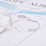 Women's 925 Love Bracelet - European & American 8-Character Bracelet