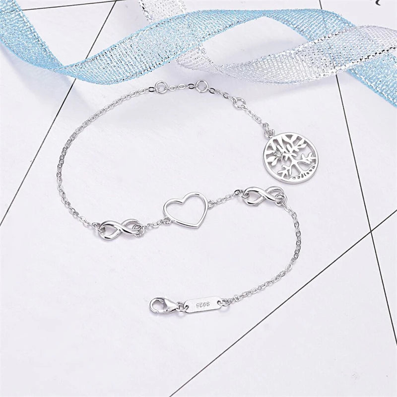 Women's 925 Love Bracelet - European & American 8-Character Bracelet