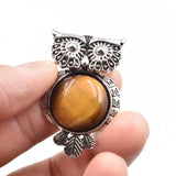 12pcs Alloy Owl Shape Pendants for Jewelry Making