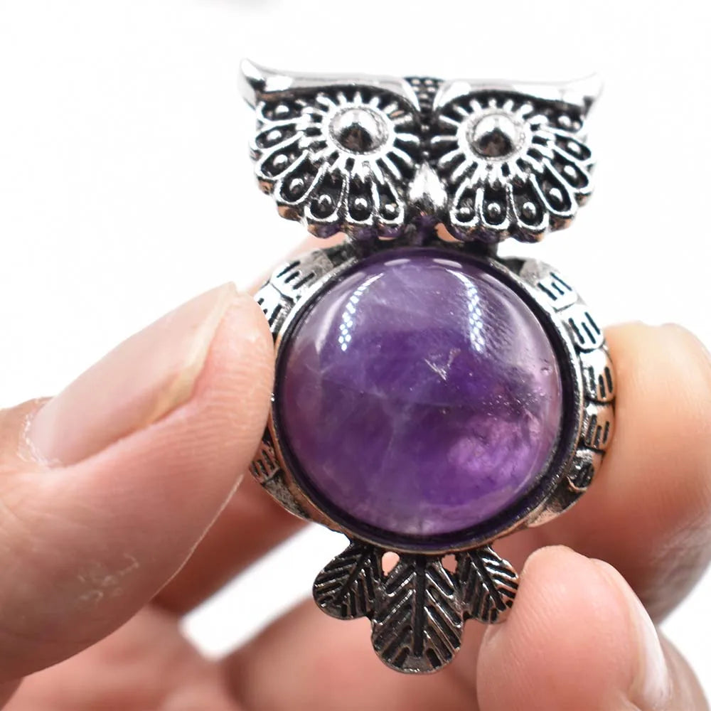 12pcs Alloy Owl Shape Pendants for Jewelry Making