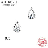 925 Sterling Silver Pan Earrings DIY Wedding Jewelry