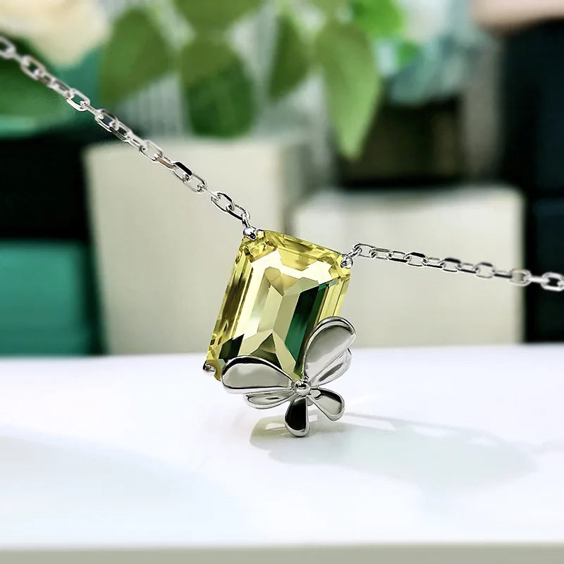S925 Silver Butterfly Necklace with Zircon Pendant for Women