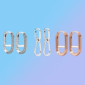 Romantic 925 Silver Matte Full Diamond Earrings
