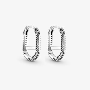 Romantic 925 Silver Matte Full Diamond Earrings