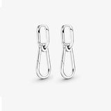 Romantic 925 Silver Matte Full Diamond Earrings