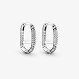 Romantic 925 Silver Matte Full Diamond Earrings