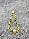 UNOde50 Pearl Necklace Jewelry 925 14K Electroplating