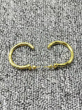 UNOde50 925 14K Silver Earrings Jewelry