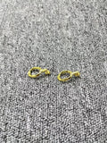 Handcrafted UNOde50 925 Silver Earrings