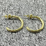 UNOde50 925 14K Silver Earrings Jewelry