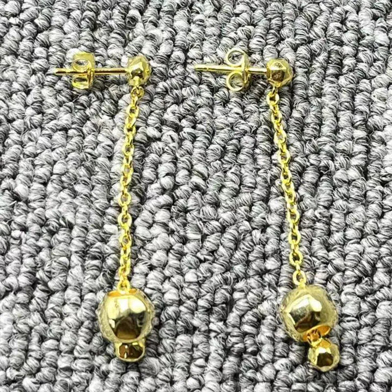 UNOde50 Silver Ball Pendant Earrings