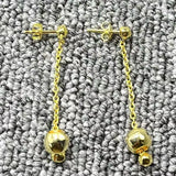 UNOde50 Silver Ball Pendant Earrings