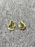 UNOde50 925 Silver & 14K Gold Sliding Earrings