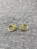 UNOde50 925 14K Electroplated Earrings Party Jewelry