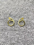 UNOde50 925 14K Electroplated Earrings Party Jewelry