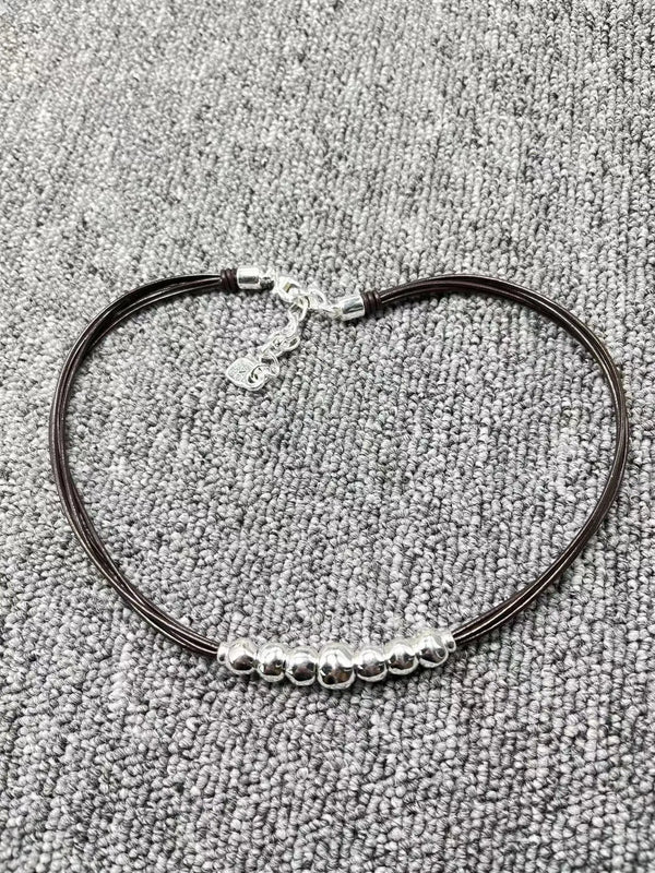 UNOde50 925 Beads Rope Necklace